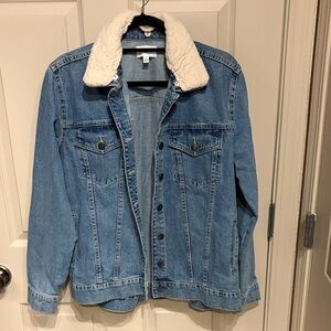 BP Denim Jacket with Removable Sherpa Collar